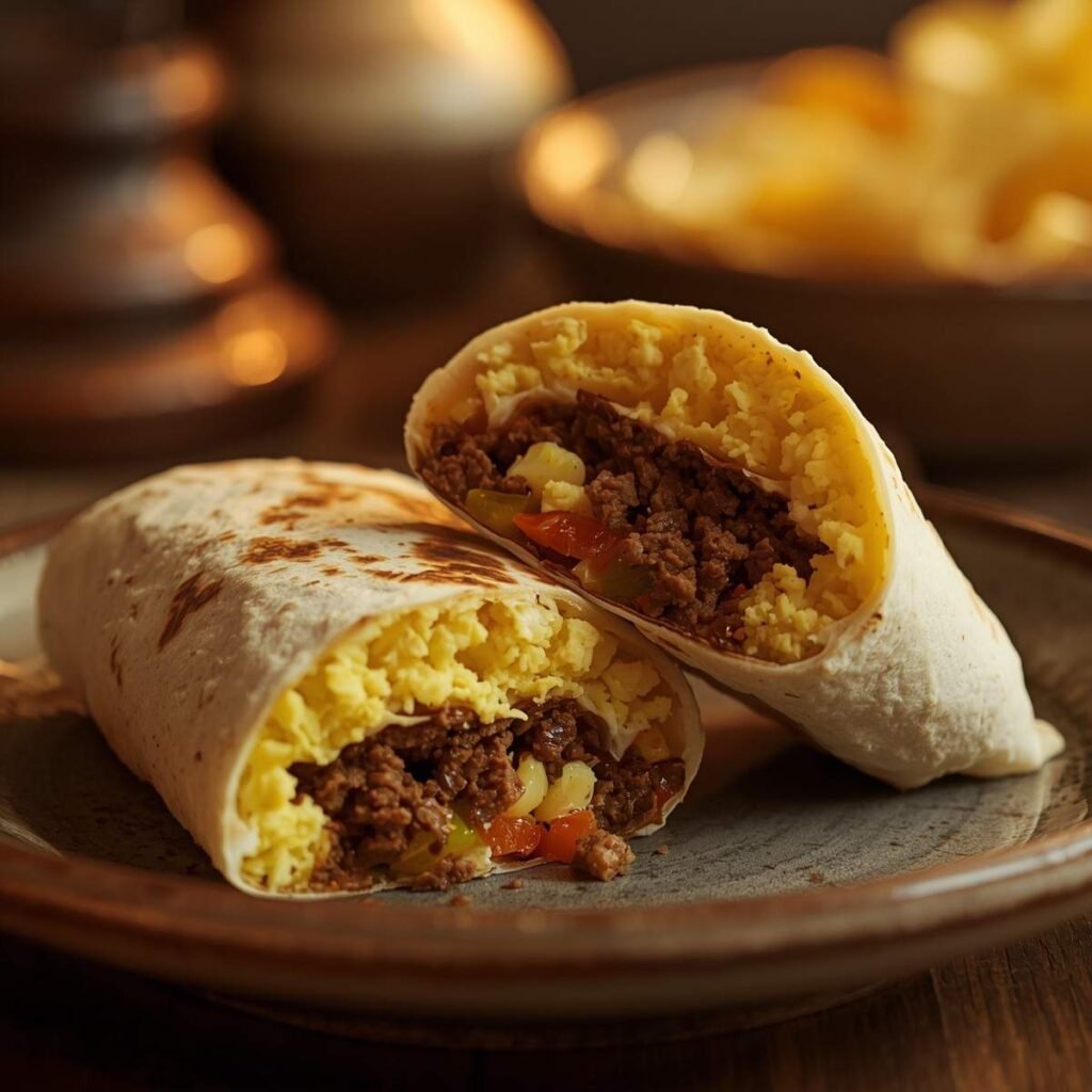 High-Protein Freezer Breakfast Burrito