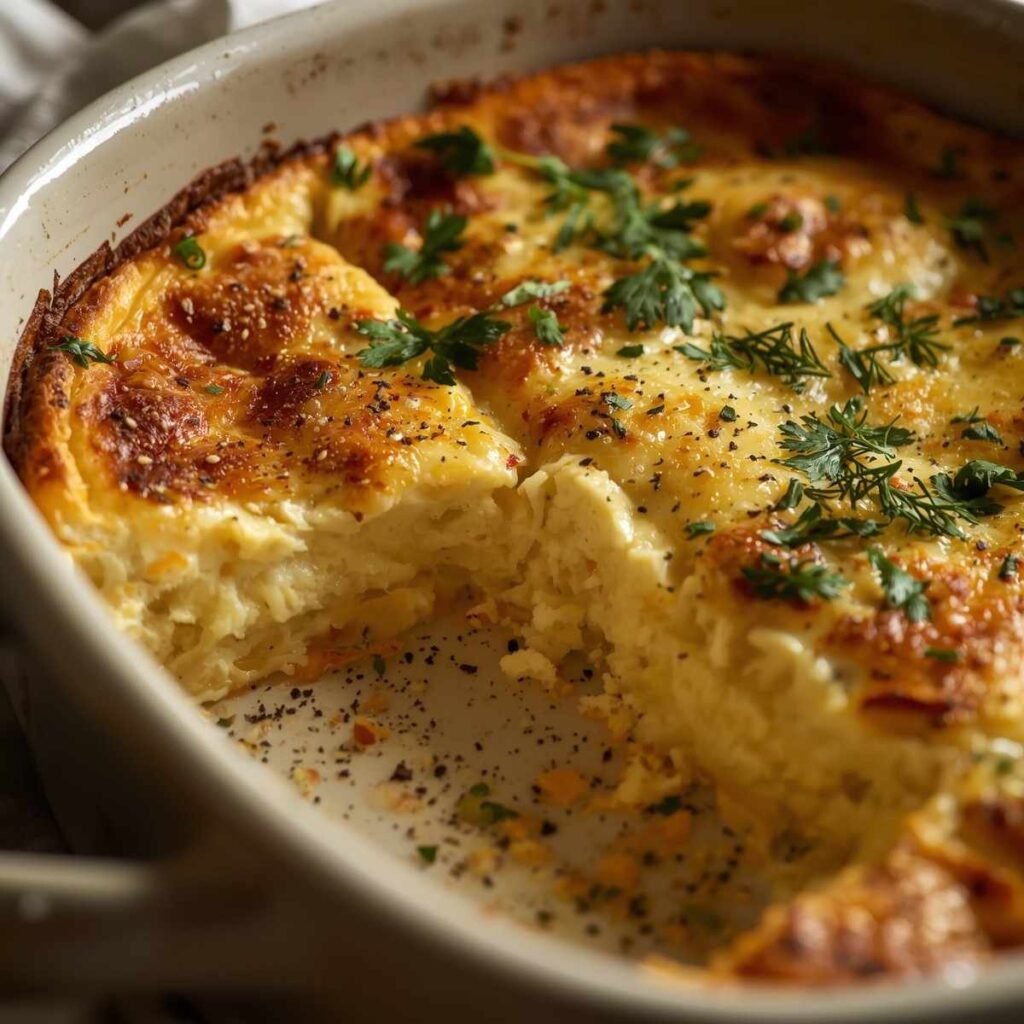 Savory Cottage Cheese Egg Bake