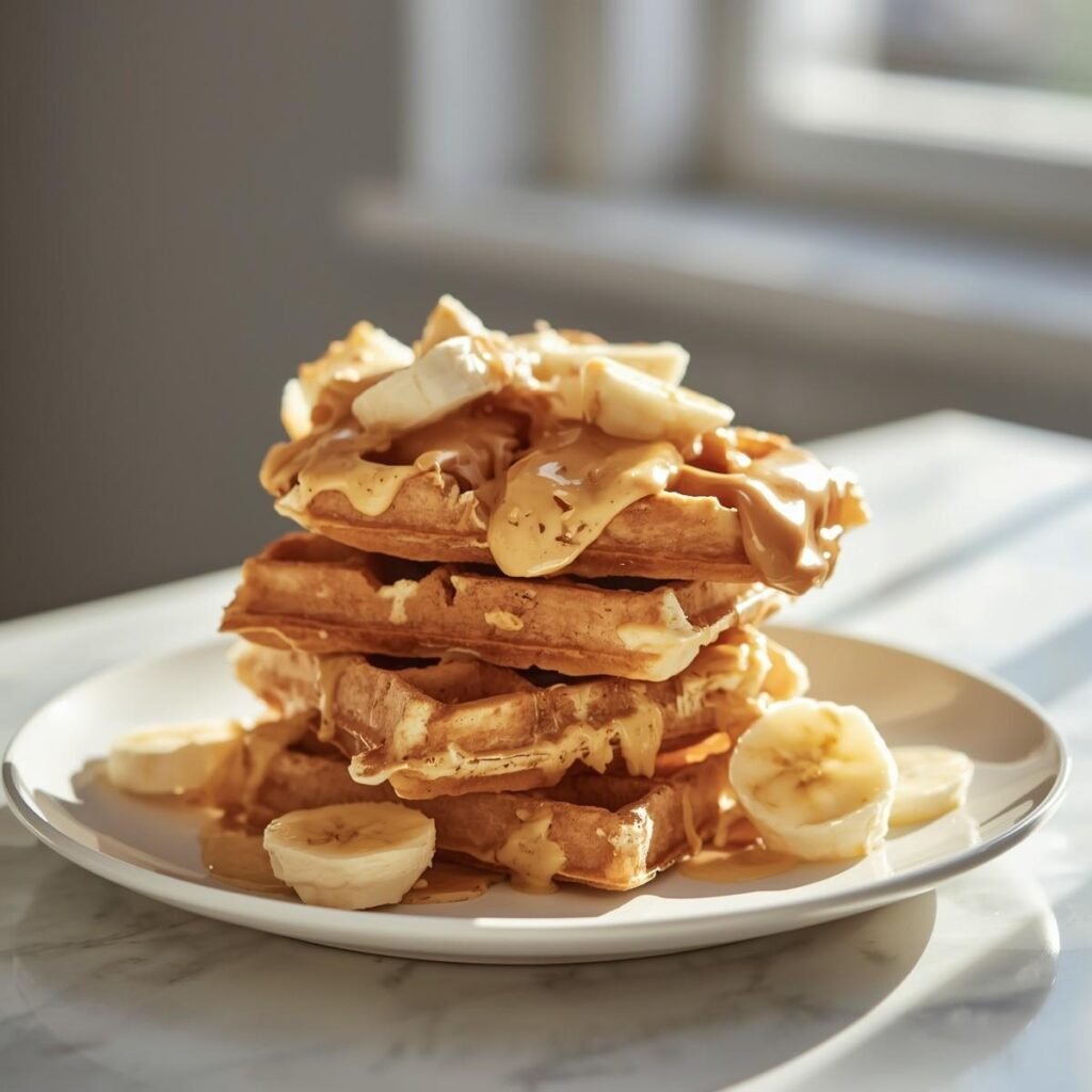 3-Ingredient Protein Waffles