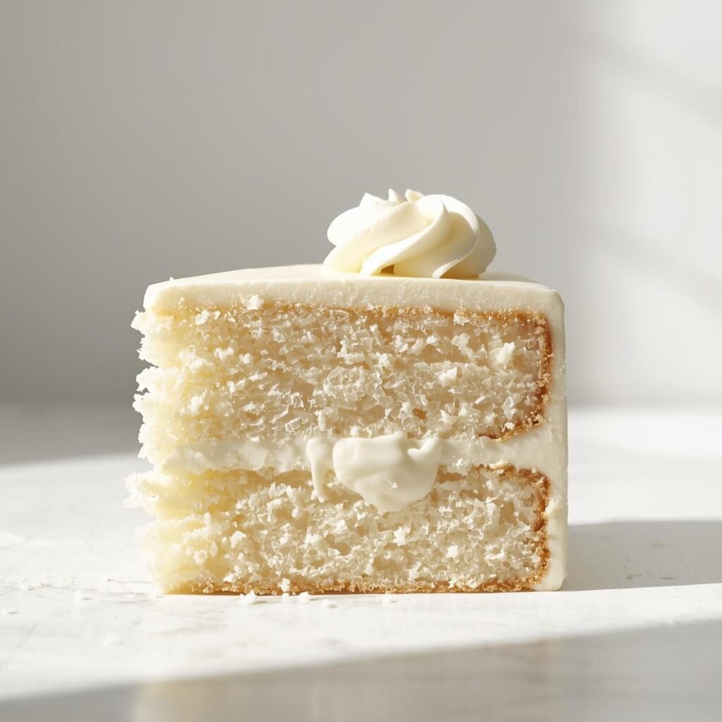 Soft & Fluffy Homemade White Cake