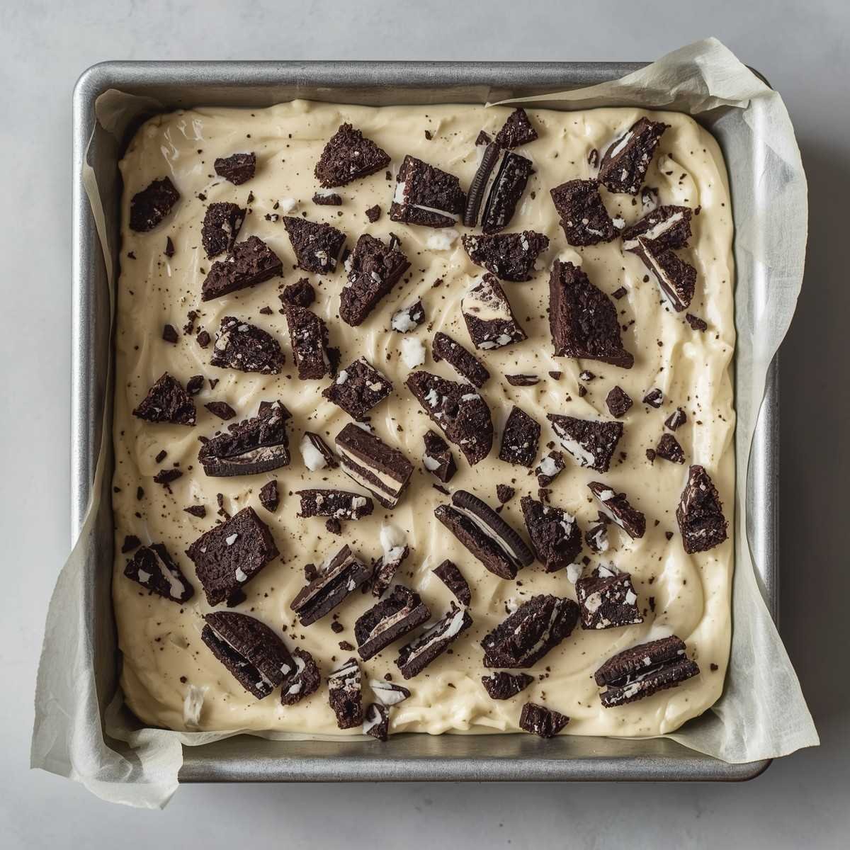 Keto Oreo Cheesecake Bars