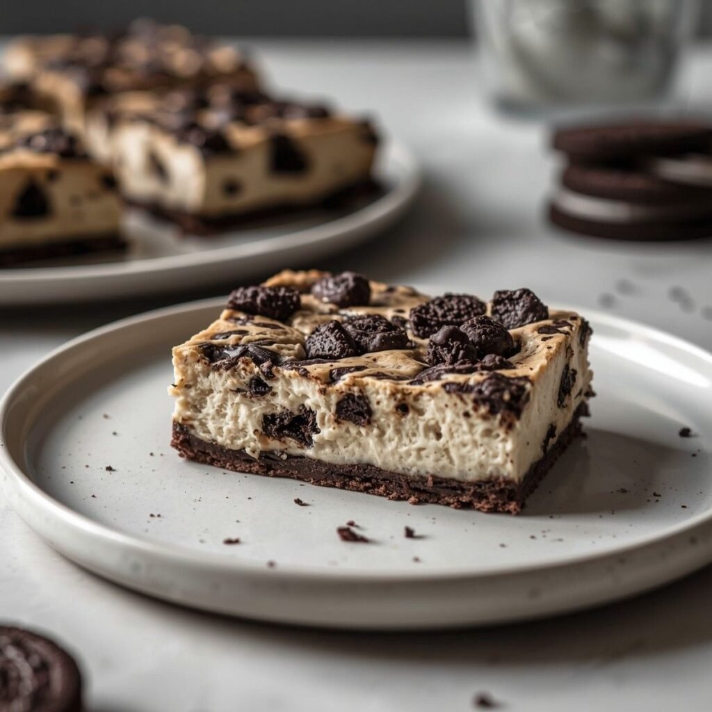 Low-Carb Keto Oreo Cheesecake Bars