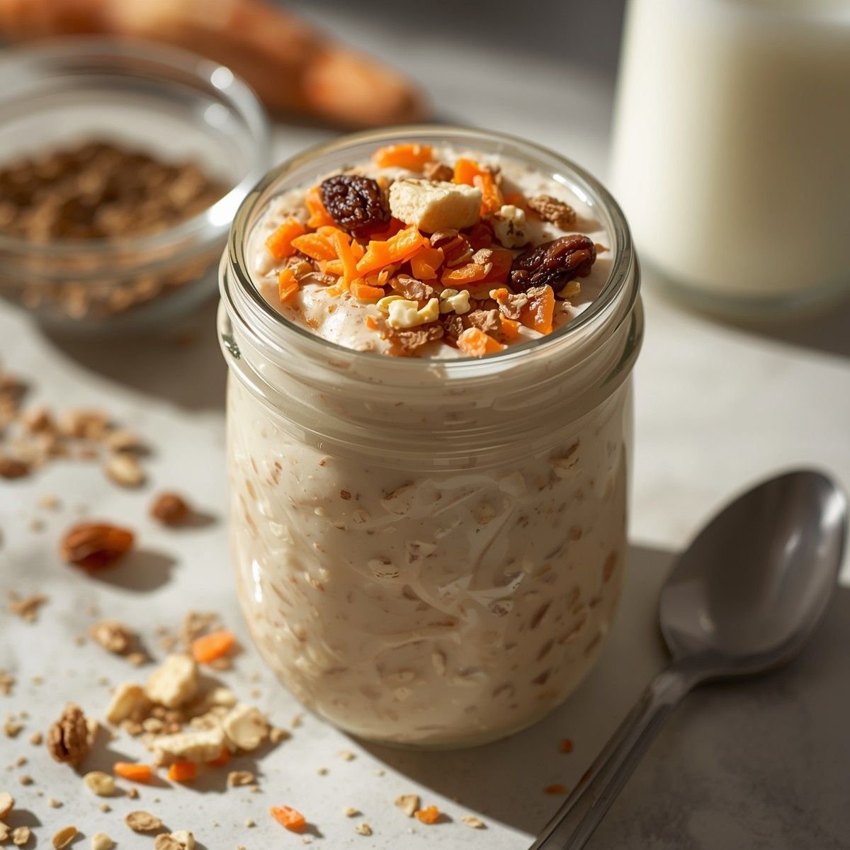 Carrot Cake Overnight Oats