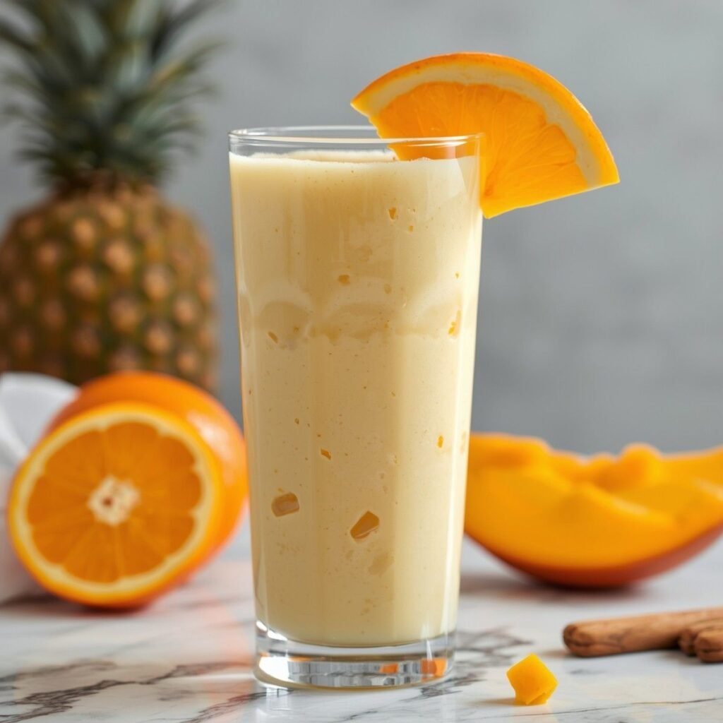 High-Protein Mango Orange Breakfast Smoothie
