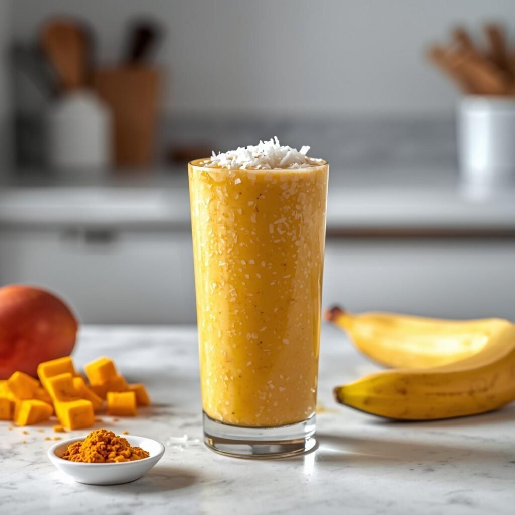 Anti-Inflammatory Mango Turmeric Smoothie