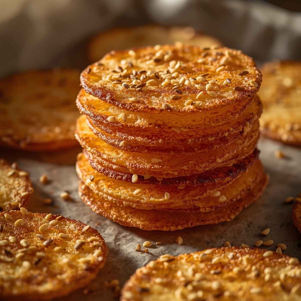 Easy High-Protein Cottage Cheese Chips