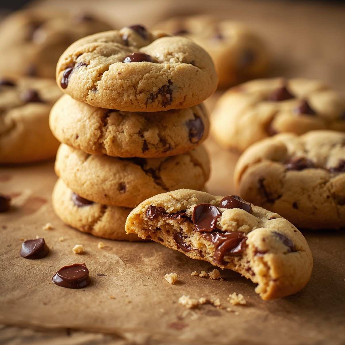 Greek Yogurt Chocolate Chip High-Protein Cookies