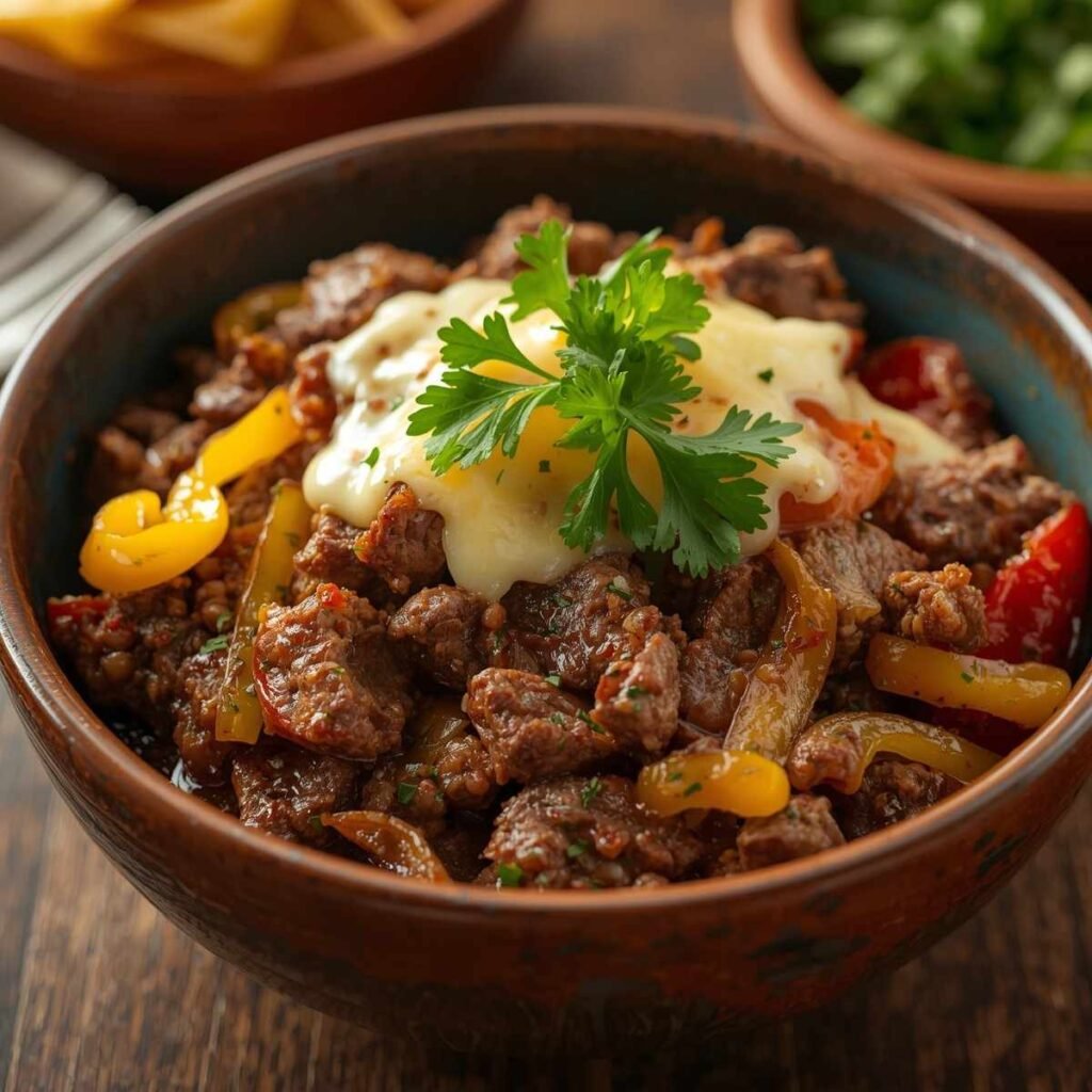 High-Protein Philly Cheesesteak Bowl