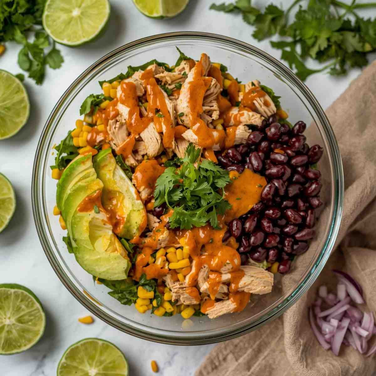 Chipotle Lime Chicken Power Salad