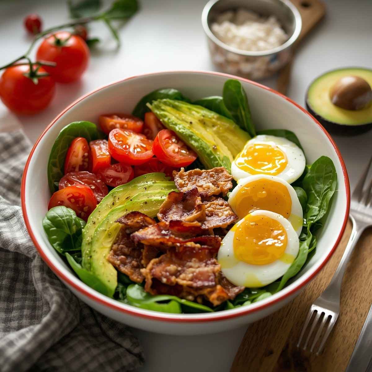 Protein-Packed Healthy Breakfast Salad