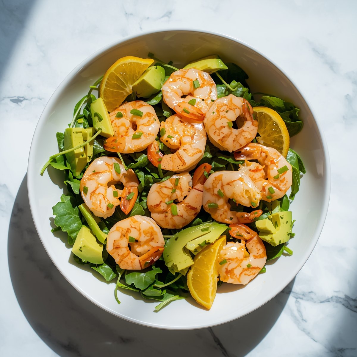 High-Protein Shrimp and Avocado Citrus Salad