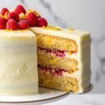 Bakery-Style Raspberry Lemon Celebration Cake