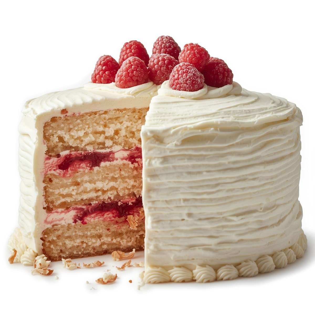 White Chocolate Raspberry Dream Cake