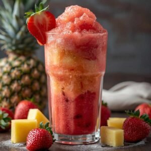 Strawberry Pineapple Cooler Slush