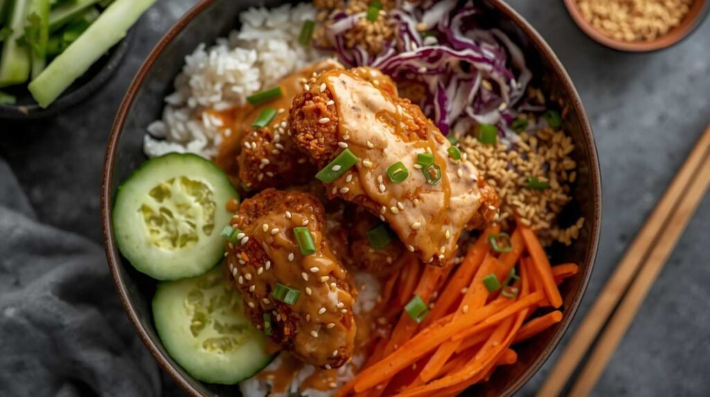 Bang Bang Chicken Bowl (High Protein & Easy)