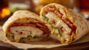 High Protein Chicken Crunch Wrap Supreme