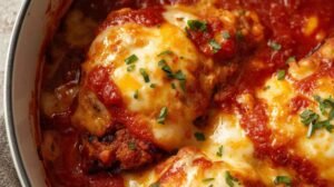 High Protein Cottage Cheese Chicken Parm Bowl