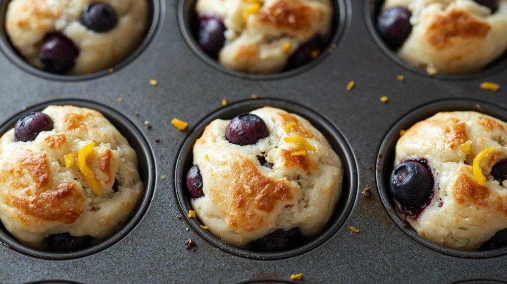 Lemon Blueberry Cottage Cheese Protein Bites