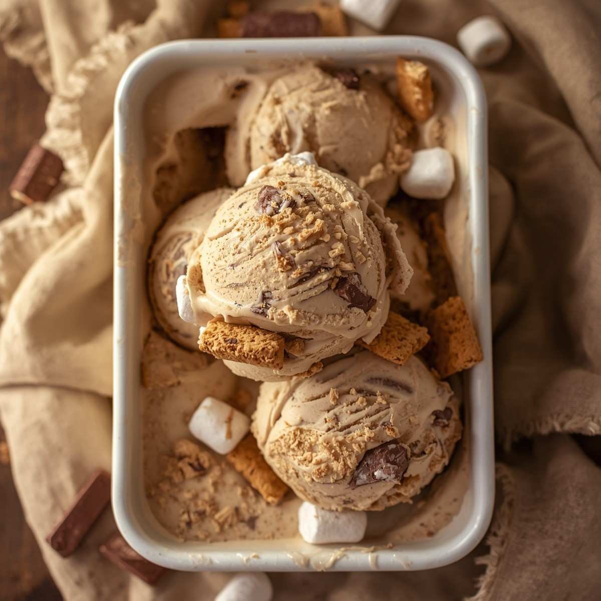 Thumbnail for Homemade S’mores Ice Cream