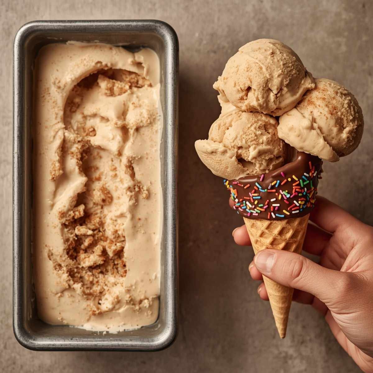 Thumbnail for Homemade Cinnamon Ice Cream
