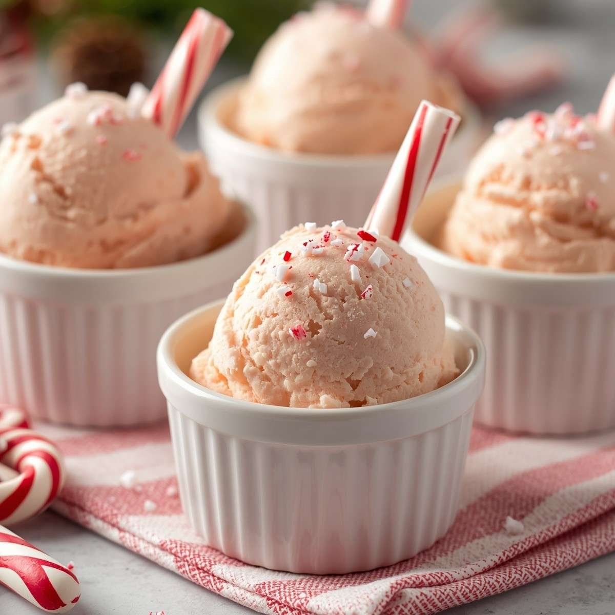 Thumbnail for Homemade Peppermint Stick Ice Cream