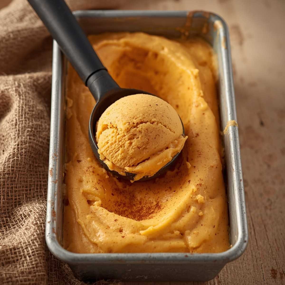 Thumbnail for Homemade Pumpkin Ice Cream