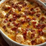 Keto Chicken Bacon Ranch Casserole