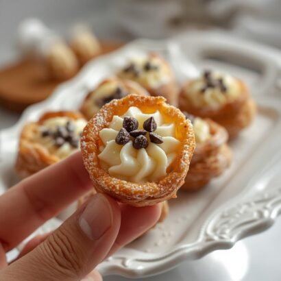Easy Mini Cannoli Dessert Cups