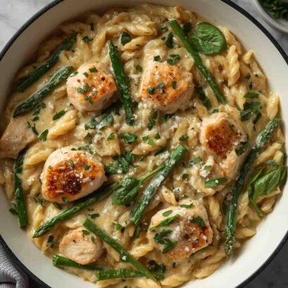 High-Protein Chicken Orzo