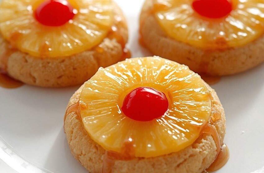 Pineapple Upside-Down Sugar Cookies