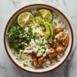 Honey Lime Chicken & Avocado Rice Bowl