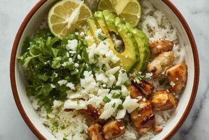Thumbnail for Honey Lime Chicken & Avocado Rice Bowl