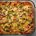 Protein-Packed Chicken Burrito Bake