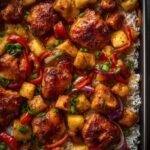 Hawaiian Chicken Sheet Pan Dinner