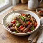 Crockpot Pepper Steak