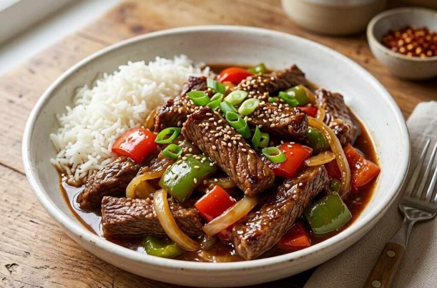 Crockpot Pepper Steak