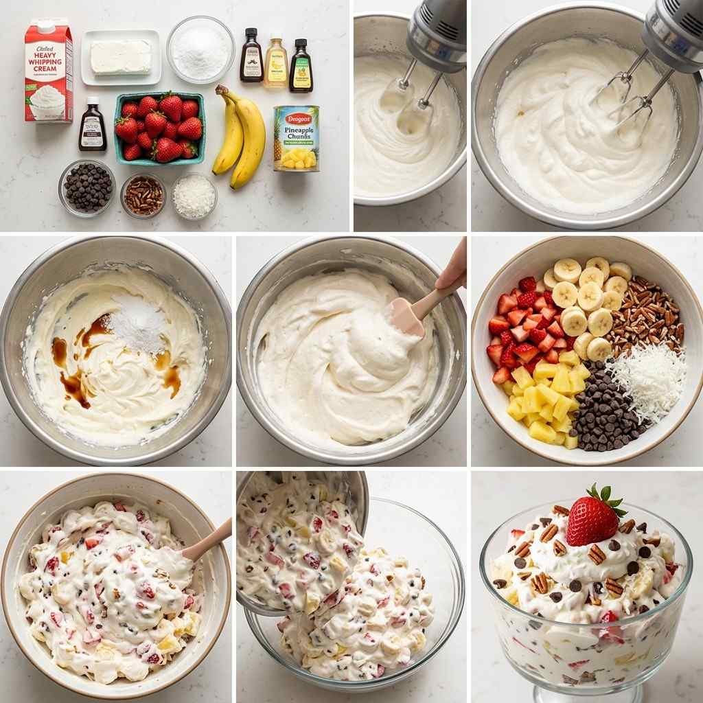 How to Make Keto Split Fluff Salad