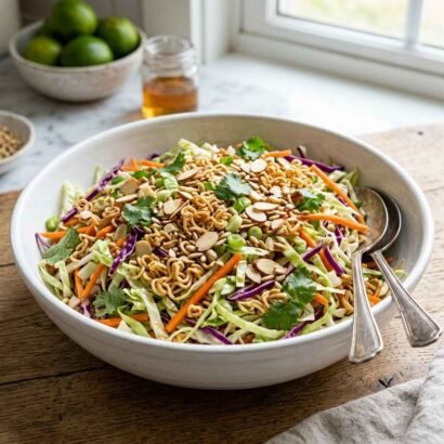 Crunchy Asian Ramen Noodle Salad